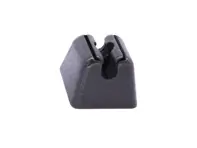 Sun visor support clip, Black, 18mm. Porsche 911 / 964 / 993 / 928 - 9117313310070B, 91173133100 - 911 731 331 00 L